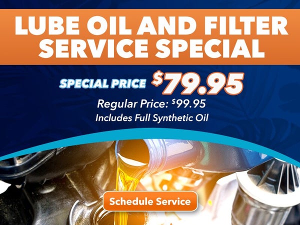 LUBE OIL AND FILTER SERVICE SPECIAL